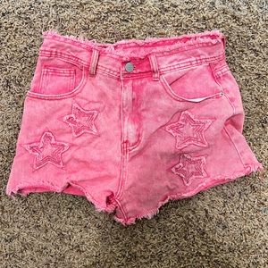Pink Star Shorts